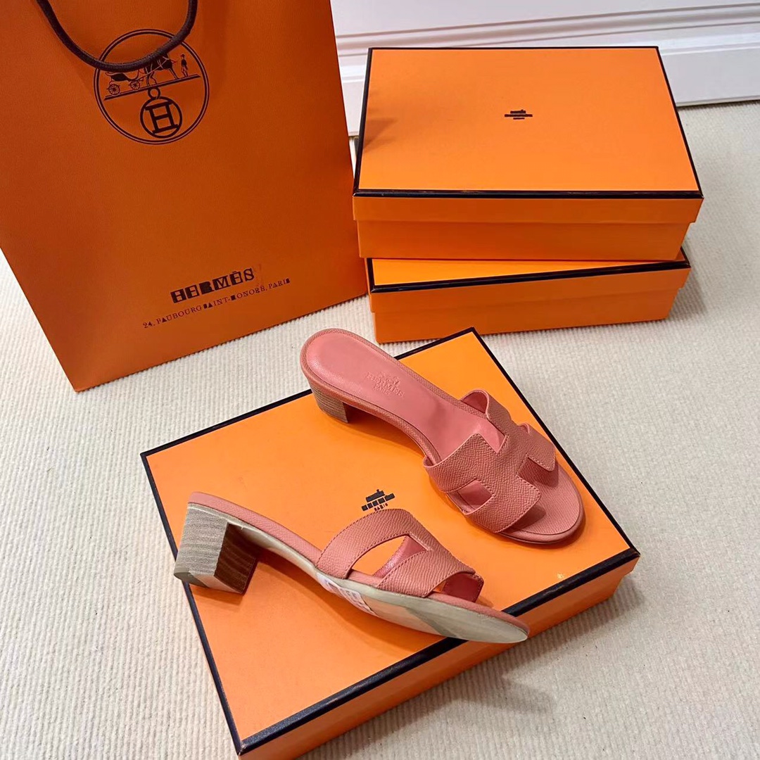 에르메스 올수공 오아시스 슬리퍼 샌들 앱송 36